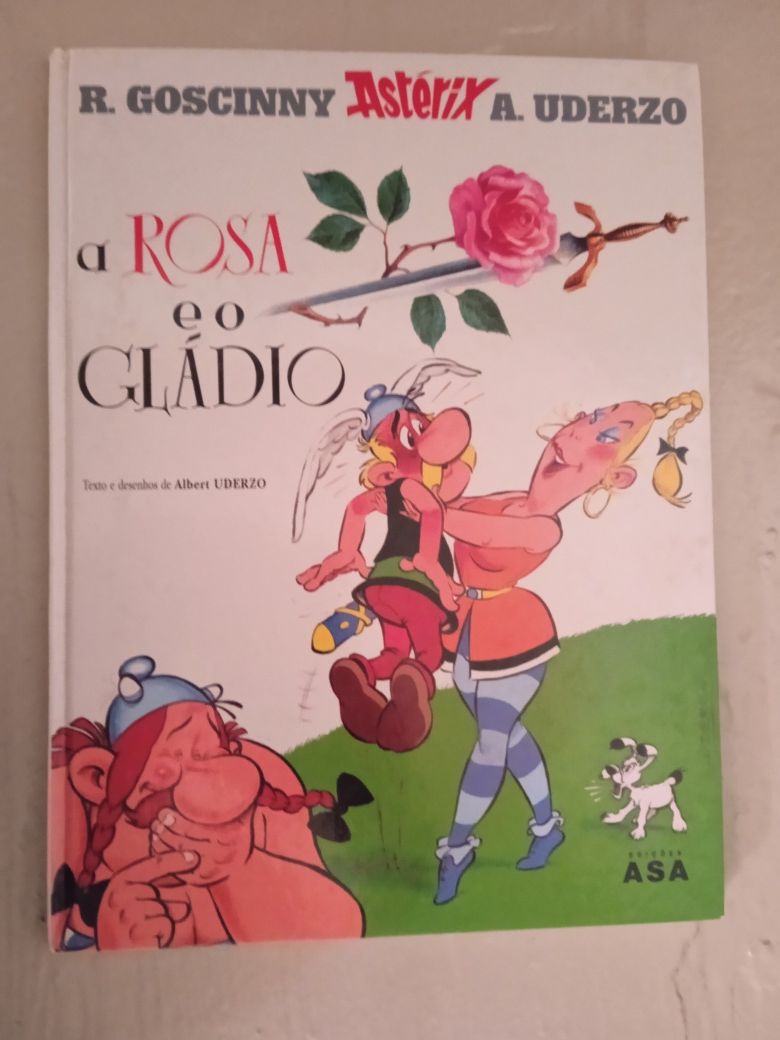 BDs Tintim, Asterix e Obelix e O Raio U