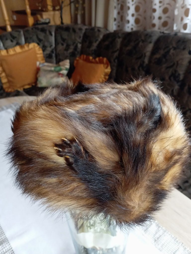 Toczek z naturalnego futra