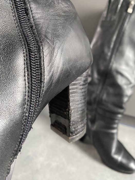 Чоботи шкіряні 40р (зима)