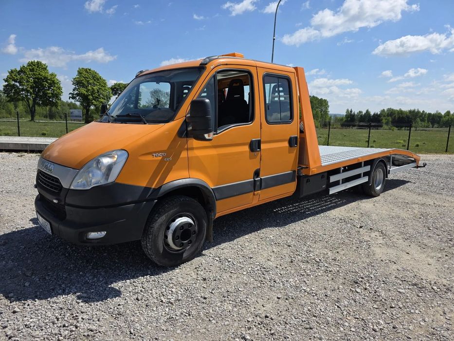 Iveco Daily 70C17  Iveco Daily 3.0D 170KM 2013rok Dubel kabina 7-os Autolaweta Klima