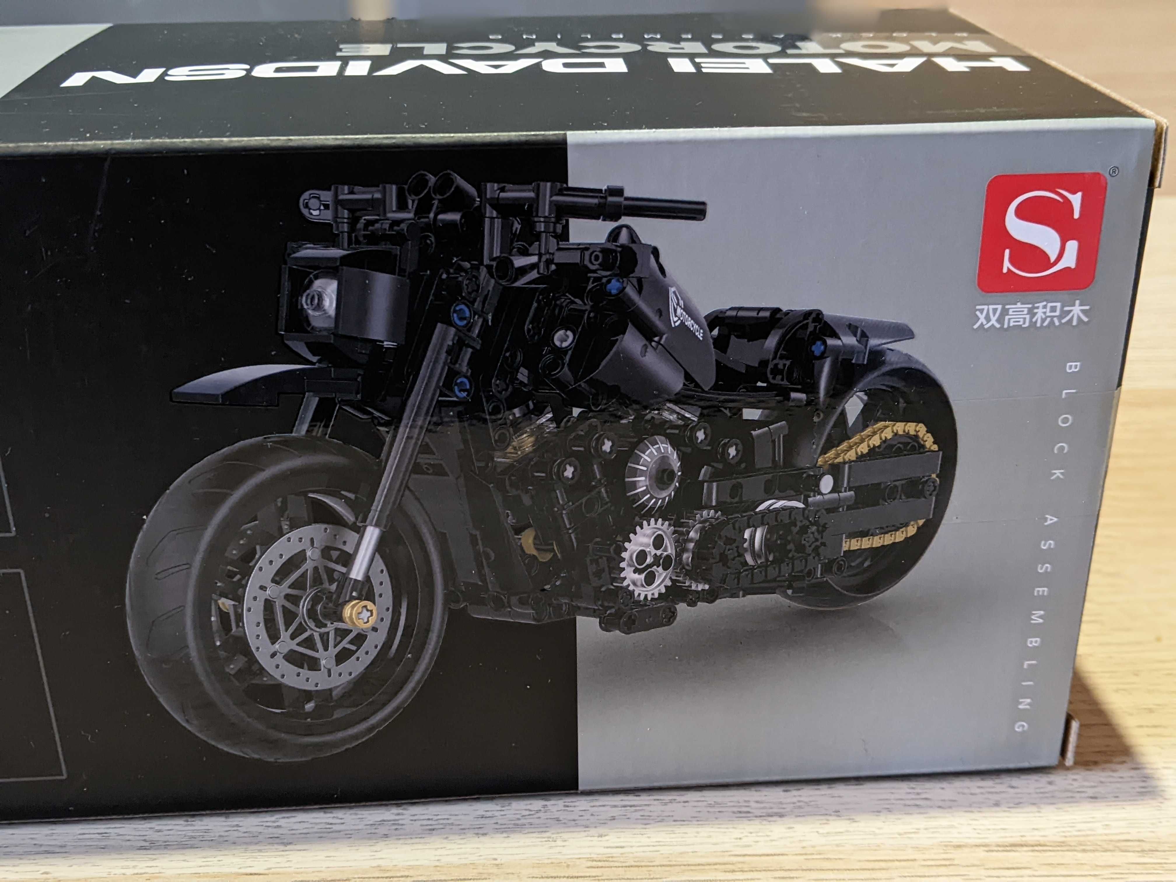 Nowe technic Harley Davidson motocykl motor jak lego 586 ele klocki