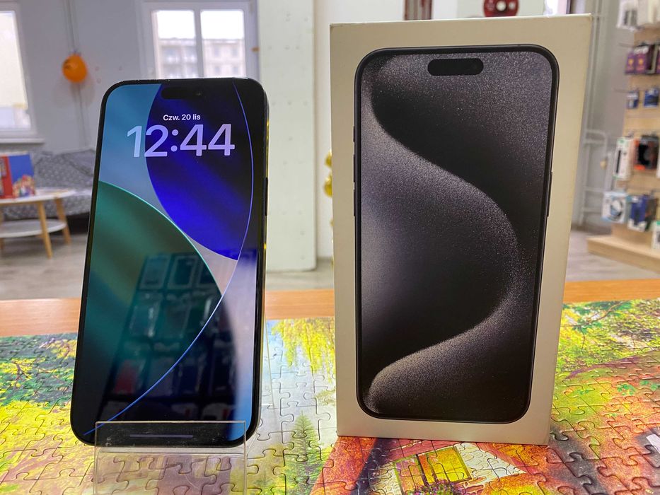 Iphone 15 Pro Max 8/256GB Titanium Blue Gwarancja 6msc Sklep Iława