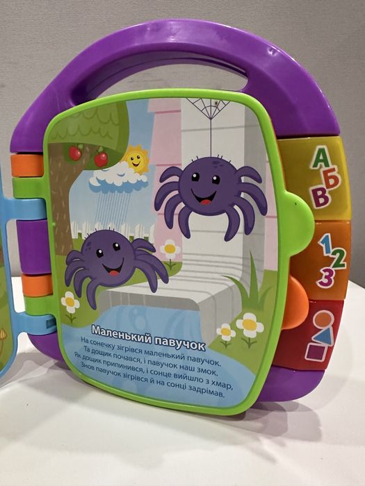 Книжечка з віршиками Fisher price укр мова