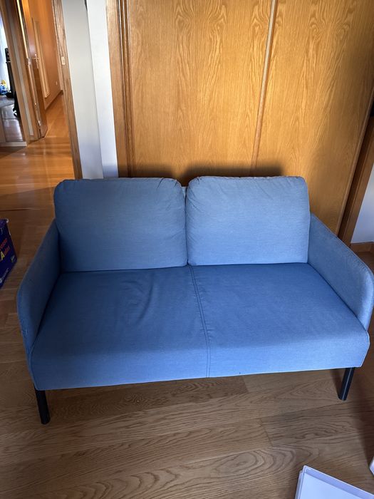 Sofa 2 lugares azul