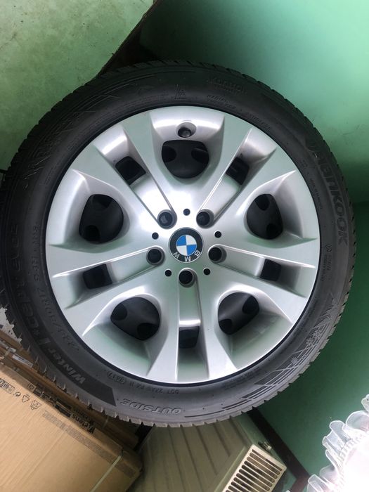 Felgi zimowe z kolpakami bmw 5x120 17”