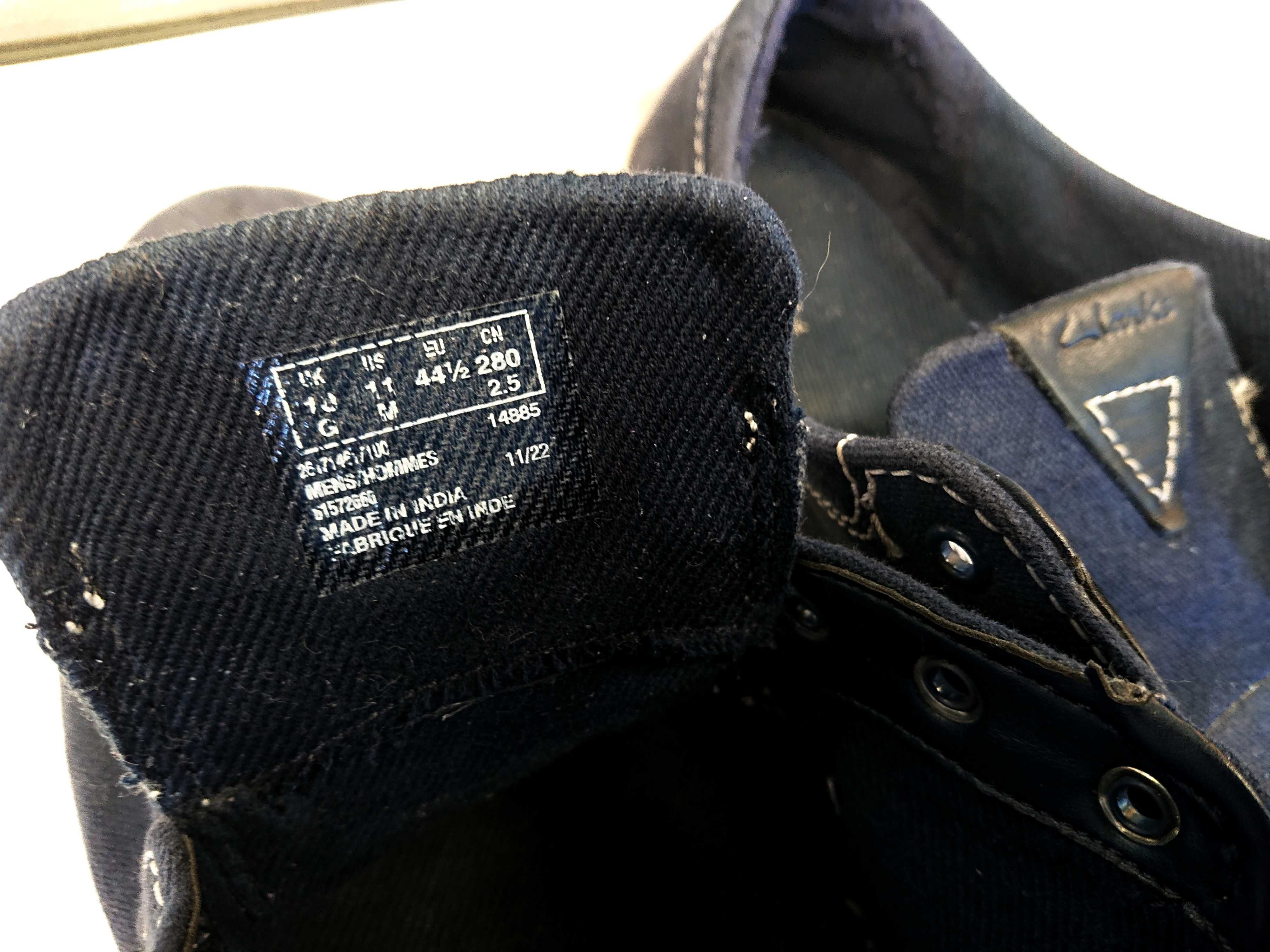 Очень легкие и удобные летние мокасины " CLARKS ® " 44 р.