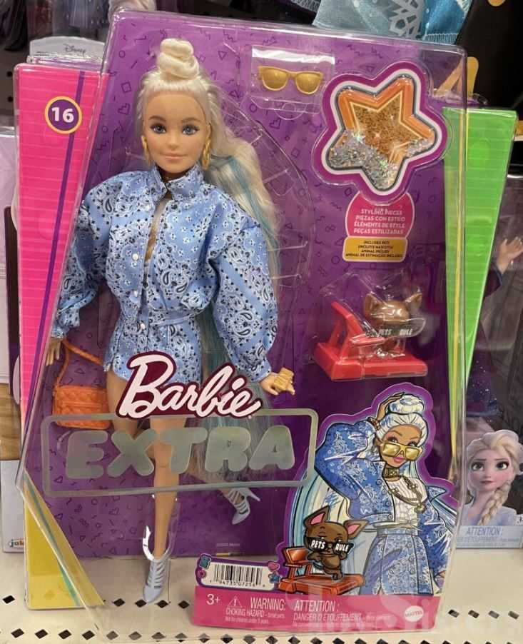 Barbie Extra Doll HHN08 кукла барби 16 Mattel с питомцем