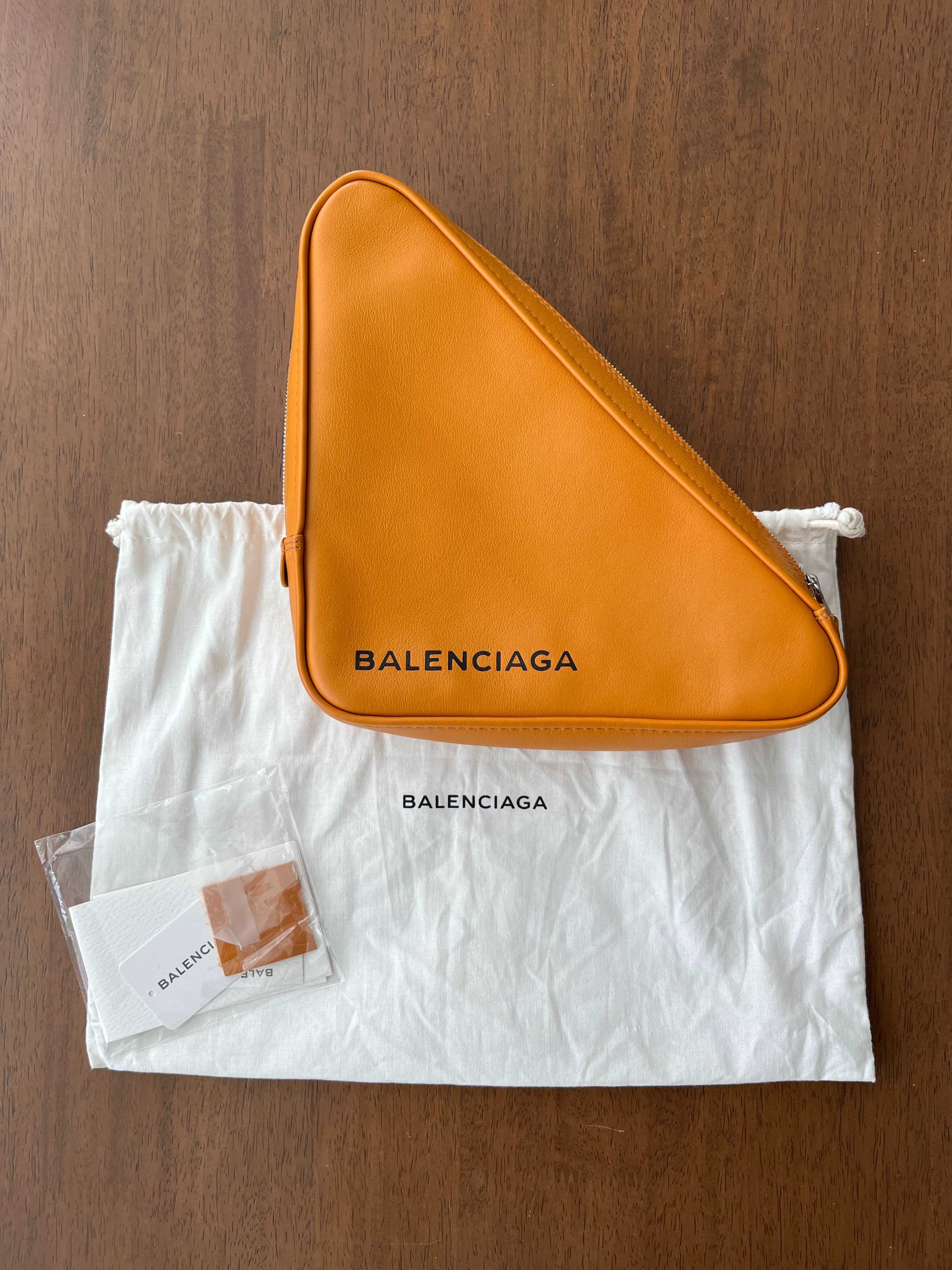 Balenciaga Triangle Clutch