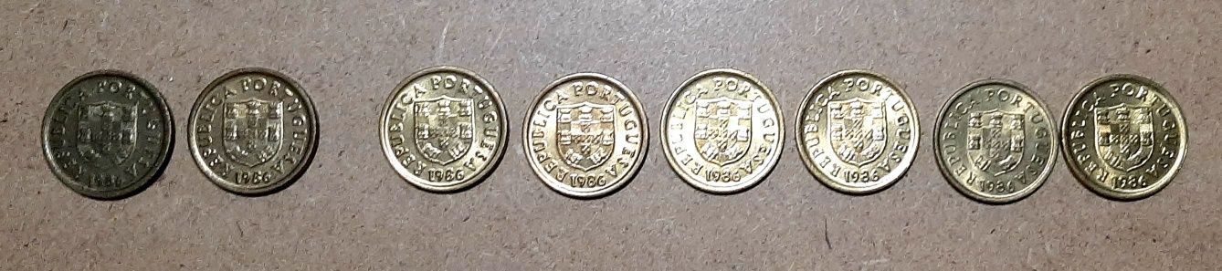 Moeda 1$00 Portugal Ano 1986