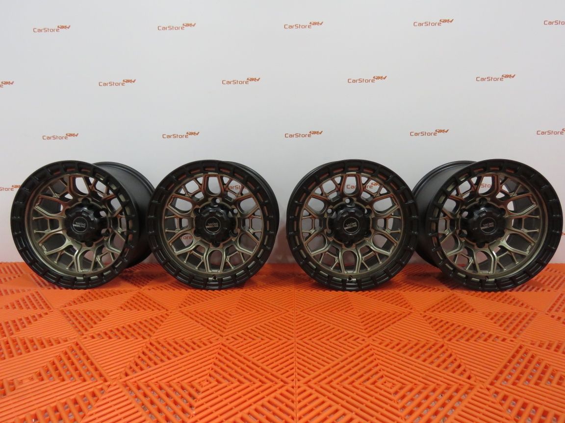Jantes 4x4 15 x 8 et -10 6x139.7 Preto e Bronze