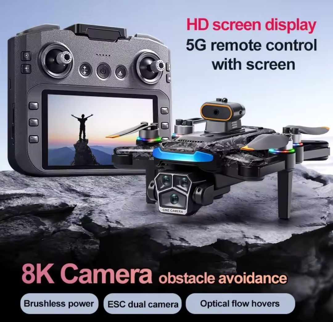 Drone KBDFA A14C com Câmera HD – Dobrável, Wi-Fi, Ideal para Iniciante