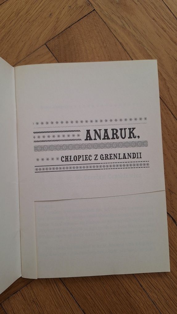 Anaruk, chłopiec z Grenlandii Czesław Centkiewicz