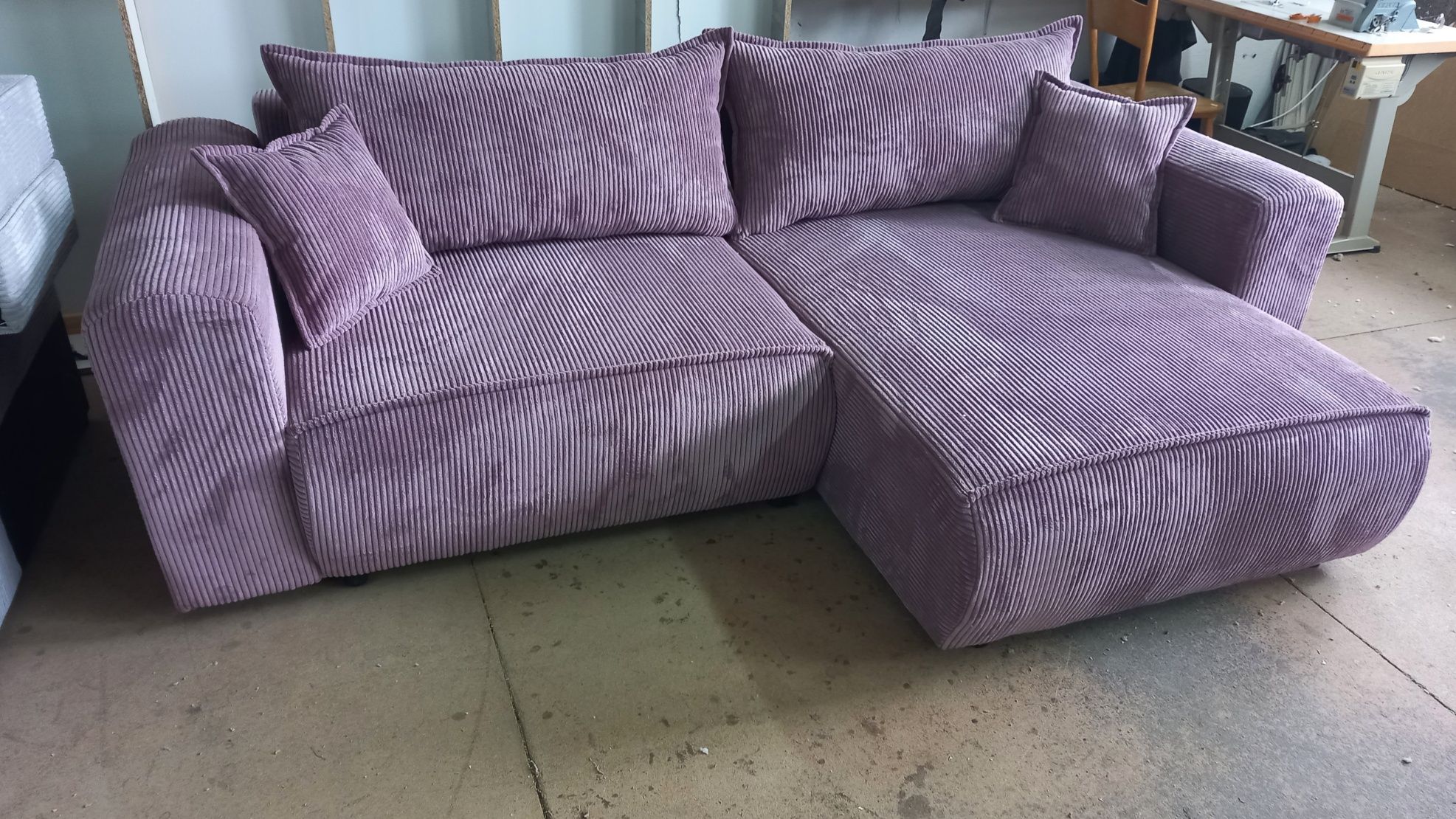 Narożnik Berlin Sztruks Dostawa 5-7 dni 255x160 Funkcja spania