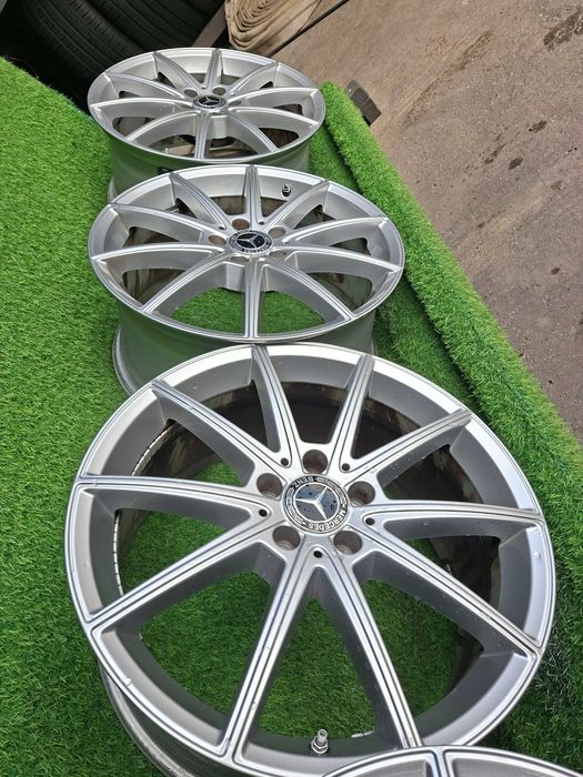 [A67] ALUFELGI 19'' 5x112 ORYGINAŁ MERCEDES+Czujniki Ciśnienia Gratis!