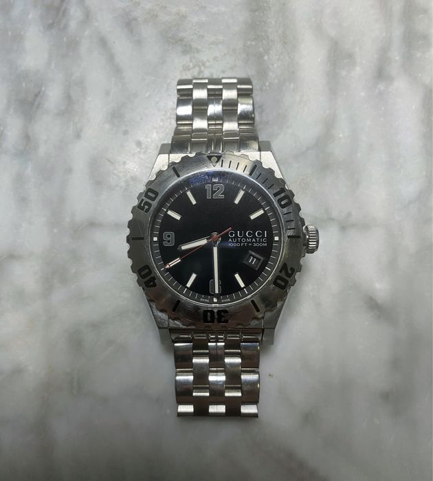 часы gucci pantheon authomathic diver 300m