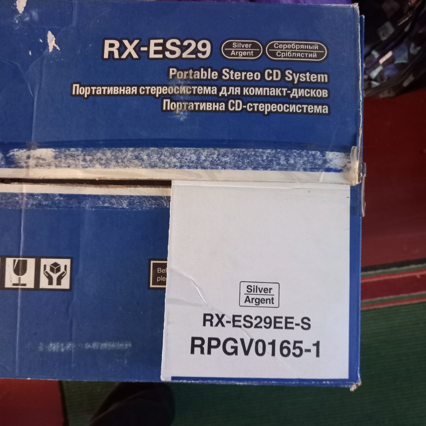 Портативна стереосистема для касет і CD-дисків Panasonic  RX-ES29