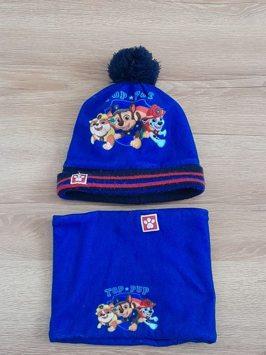 Komplet zimowy dziecięcy -czapka+komin