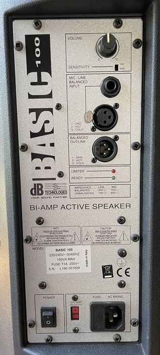 dB Technologies Basic 100 Aktywny zestaw głośnikowy (kolumny)