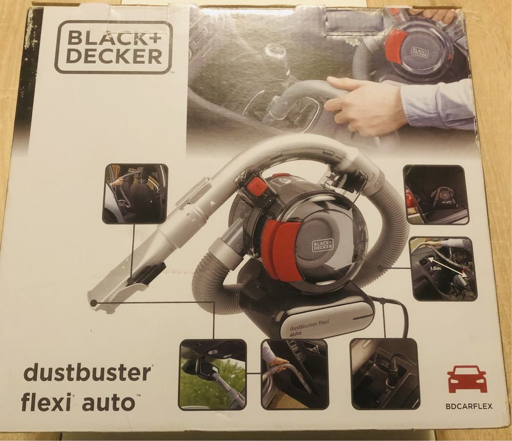 Adpirador Black + Decker de 12v para carro