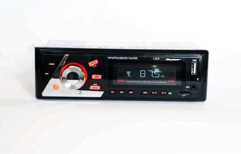 Автомагнитола в машину Pioneer 1283 ISO - MP3+FM+USB+microSD-карта