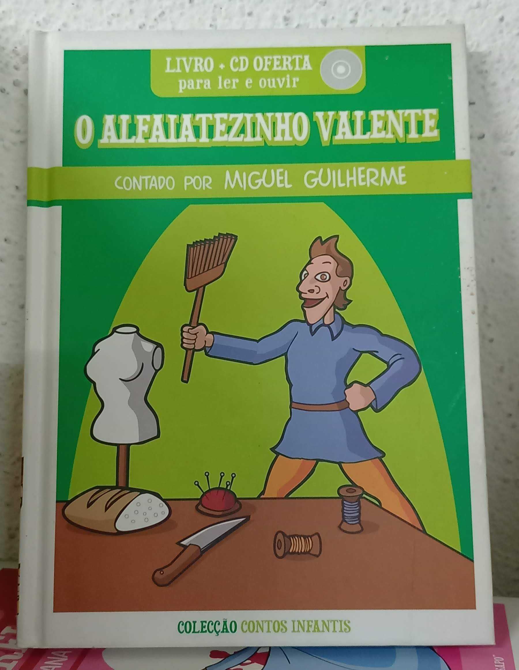 o alfaiate valente livro com cd completo coleção contos infantis