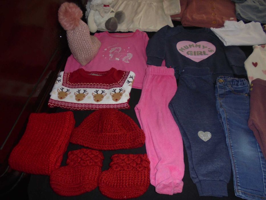 lote de roupa de menina bebé o gatinho