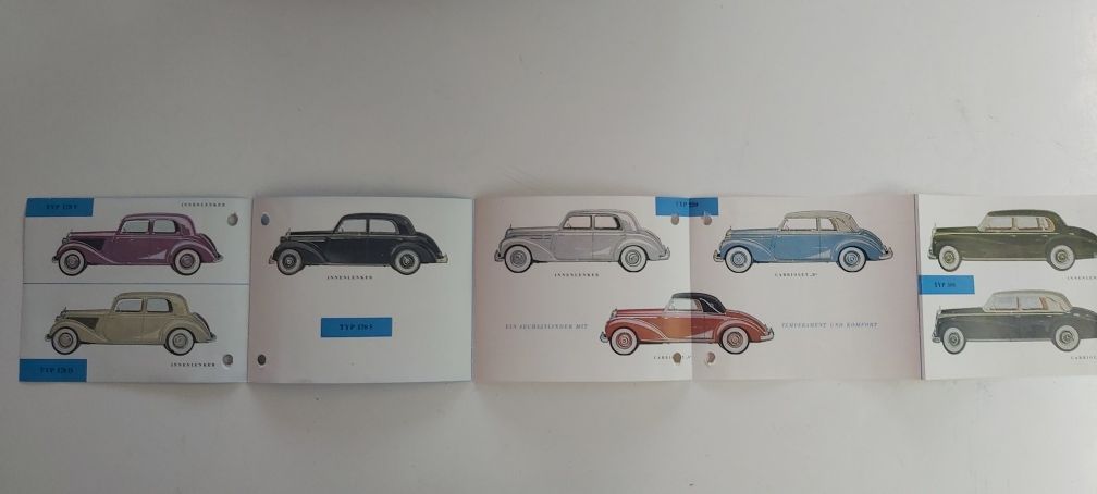 Catalogo, Programa de produçao Mercedes-Benz de 1951