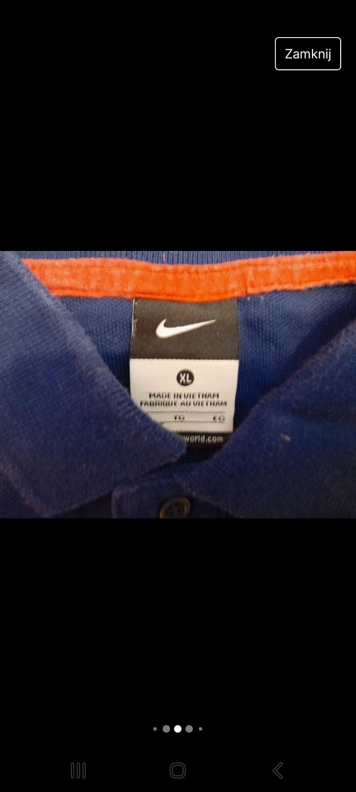 Nike F.C.B koszulka polo rozmiar XL