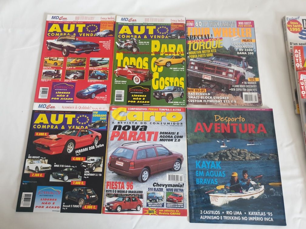 Revistas de Automóveis antigas