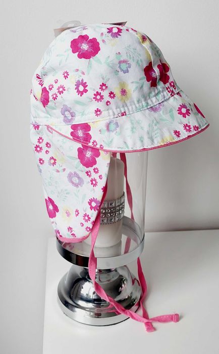 Nowa czapka z daszkiem osłona na kark lato


43-45cm