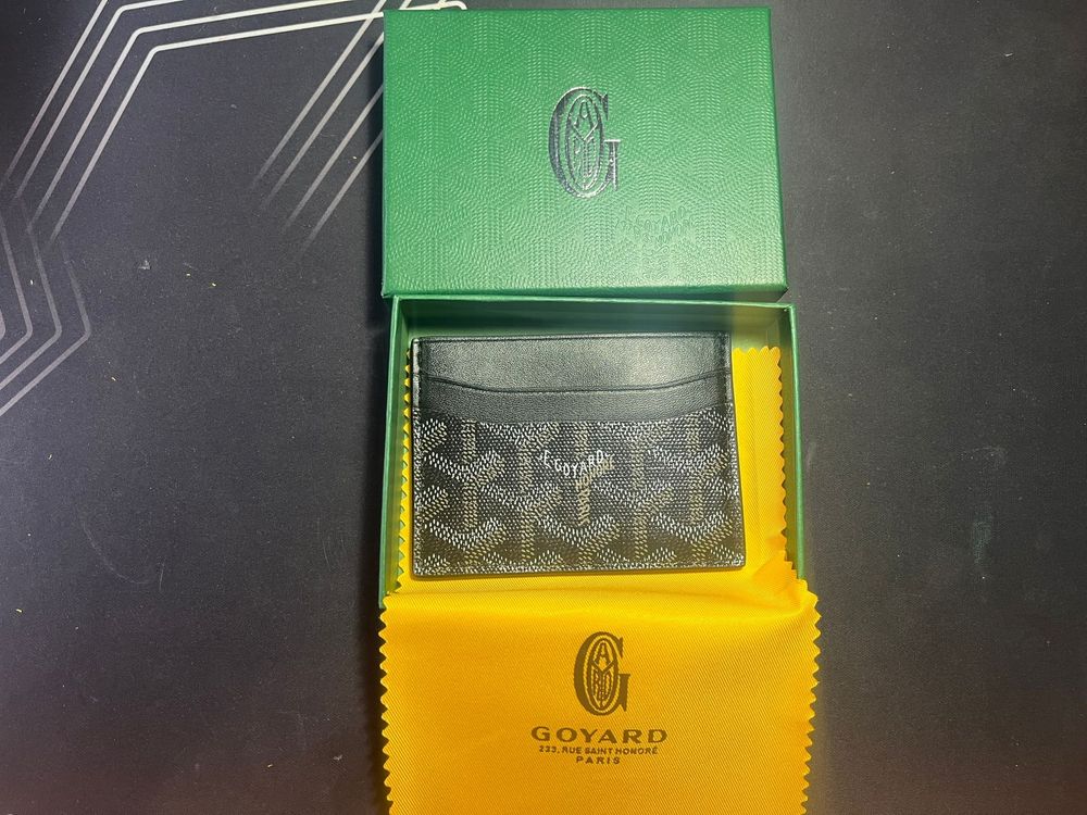 Goyard wallet black