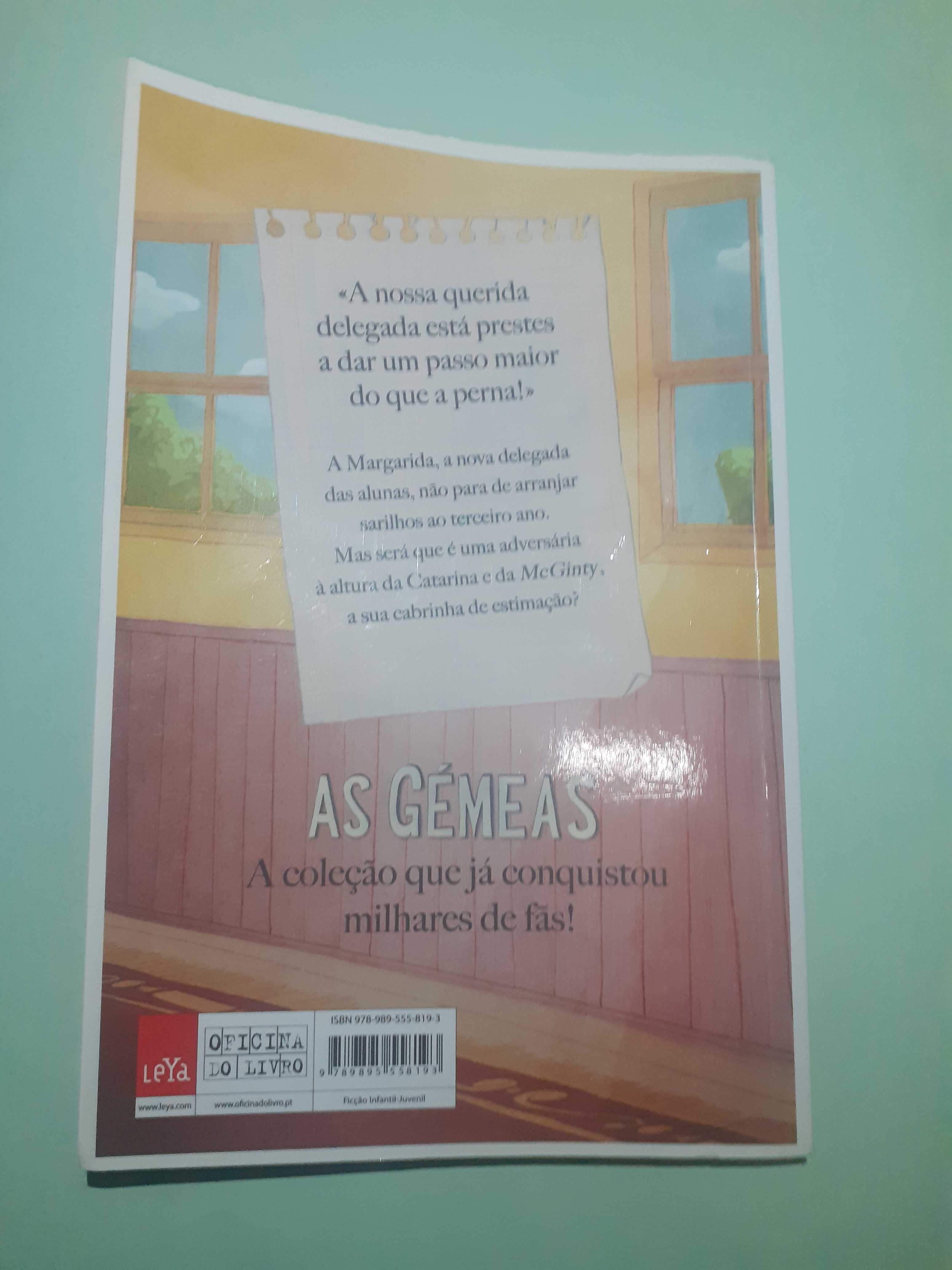 Livro As gémeas "Catarina no colégio de Santa Clara"