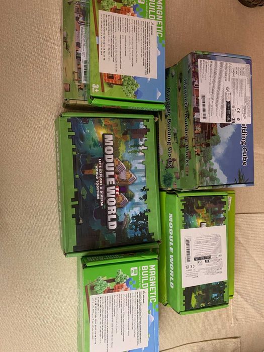 Конструктор магнітний 108 шт I Палац I З інструкцією I 3Д I 2x2