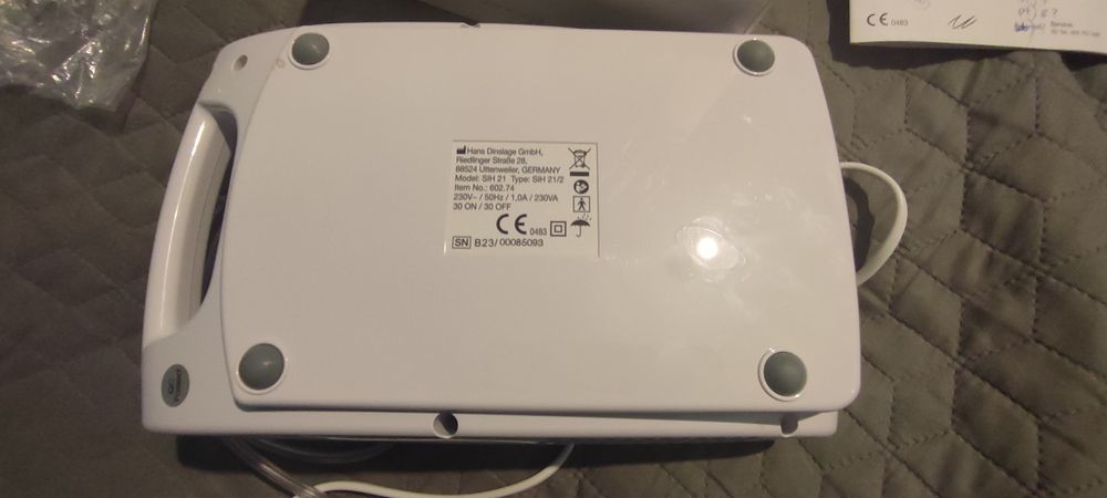 Inhalator Sanitas  komplet jak nowy Warszawa 

Sprzęt jest używany - 1