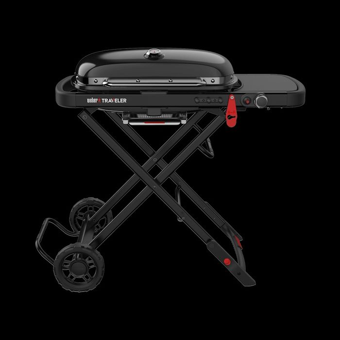 Grelhador a gás Weber Traveler Stealth Edition