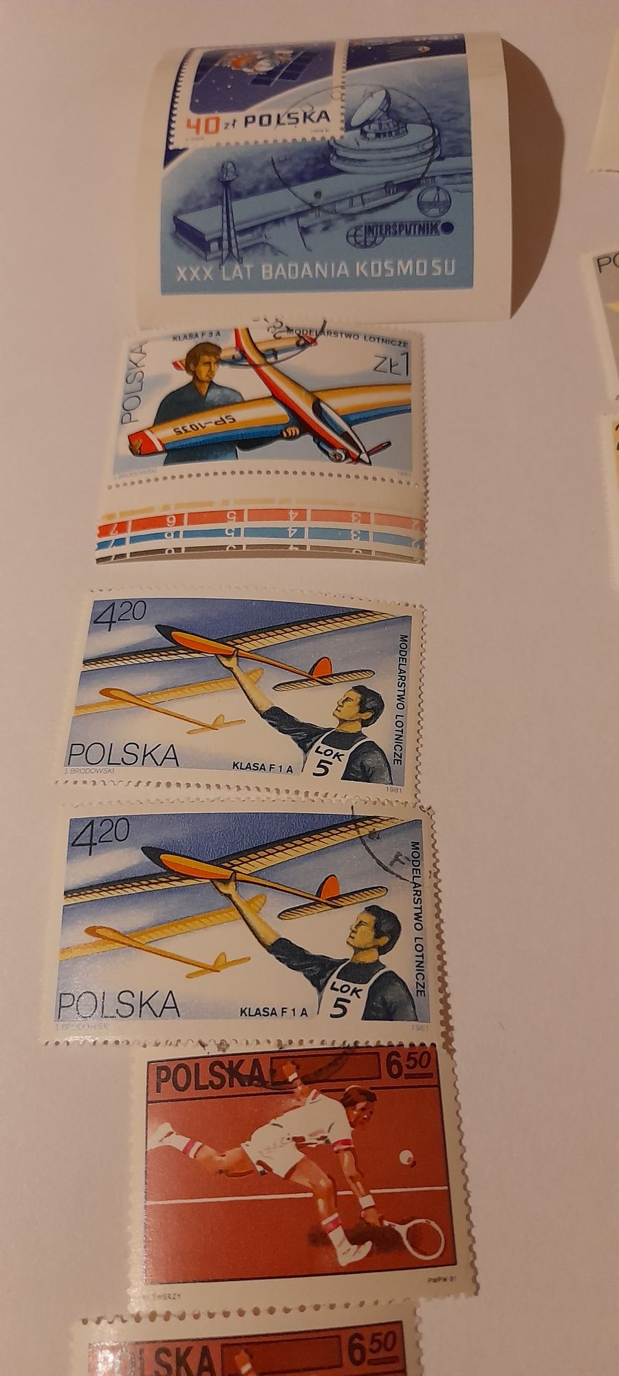 Znaczki pocztowe.