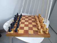 Stare szachy drewniane małe