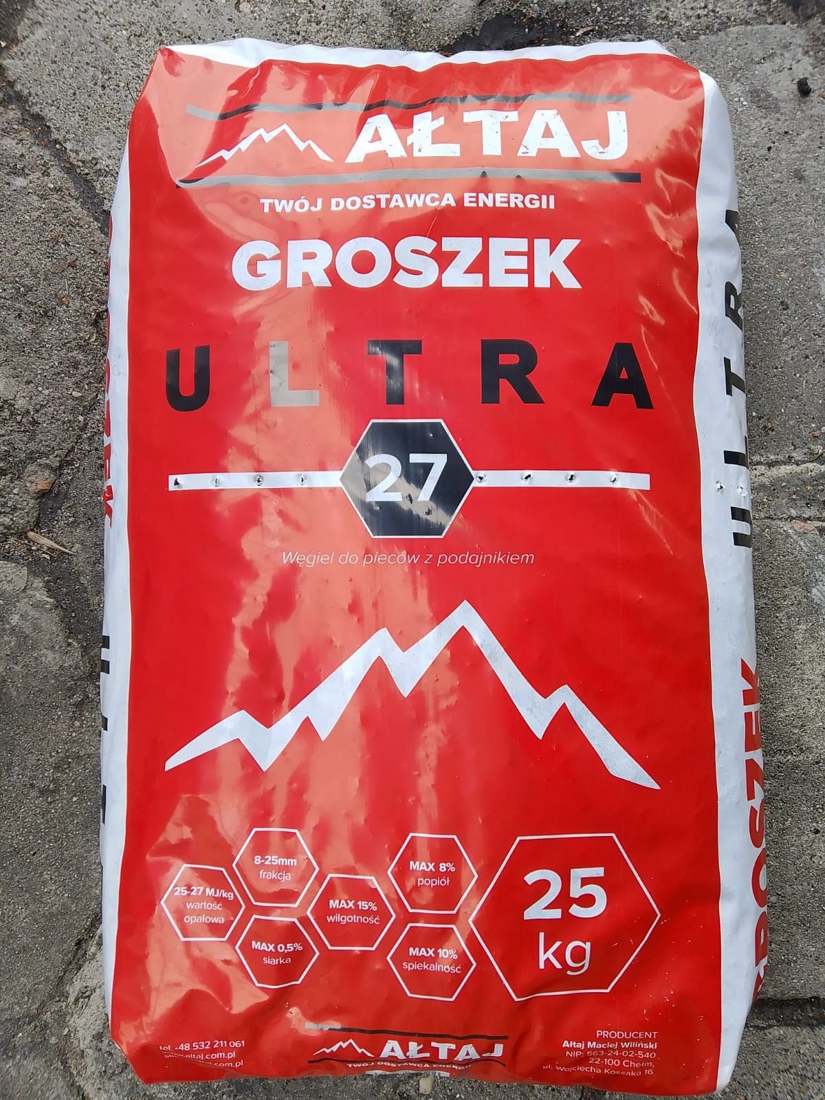 Groszek ULTRA , ekogroszek , węgiel , groszek , opał