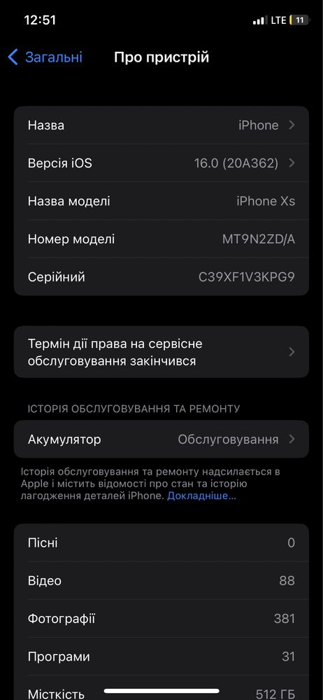 Айфон XS 512 Gb