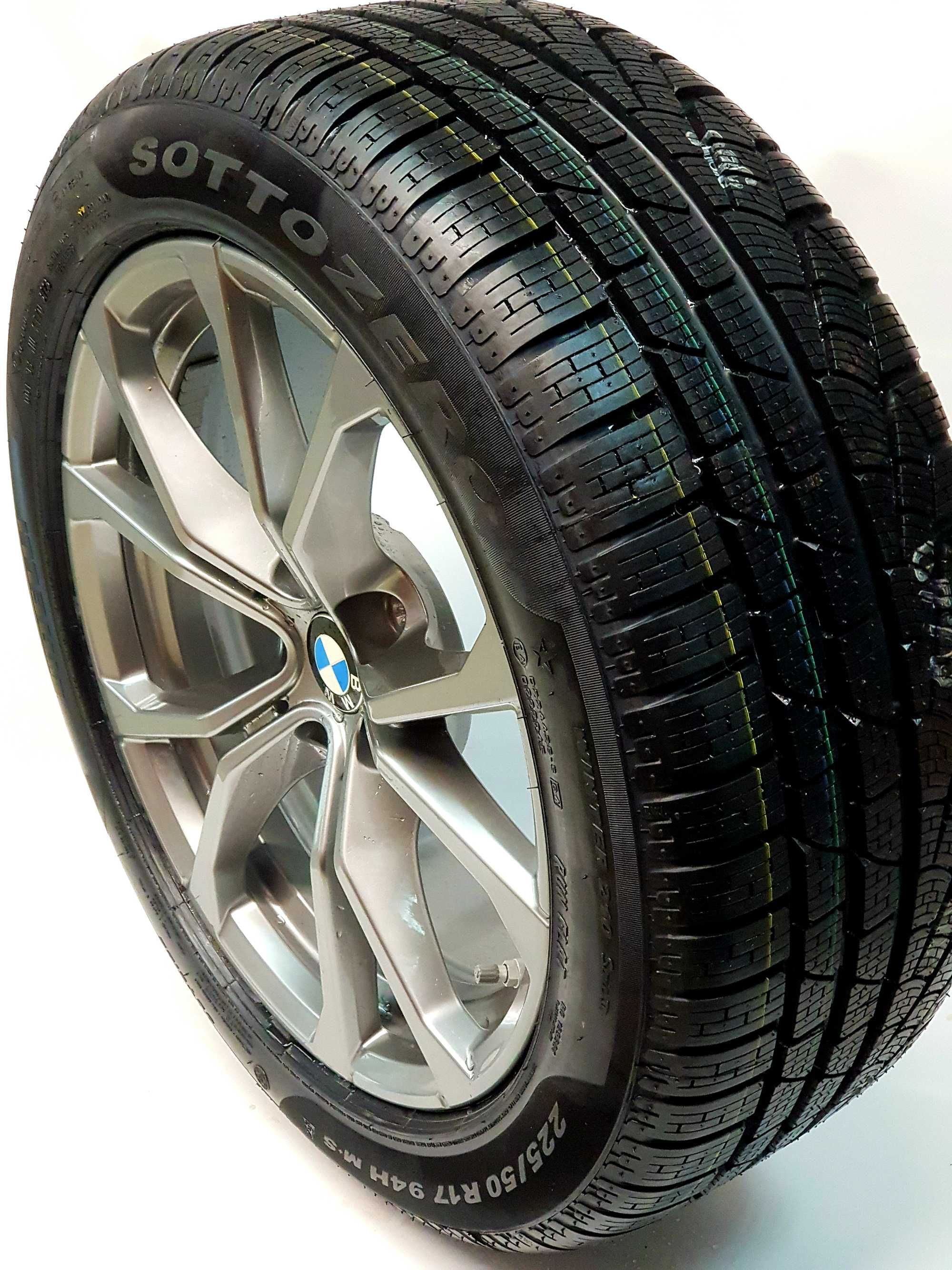 Opony zimowe Pirelli 225/50 R17 + felgi 17 BMW 3 z czujnikami