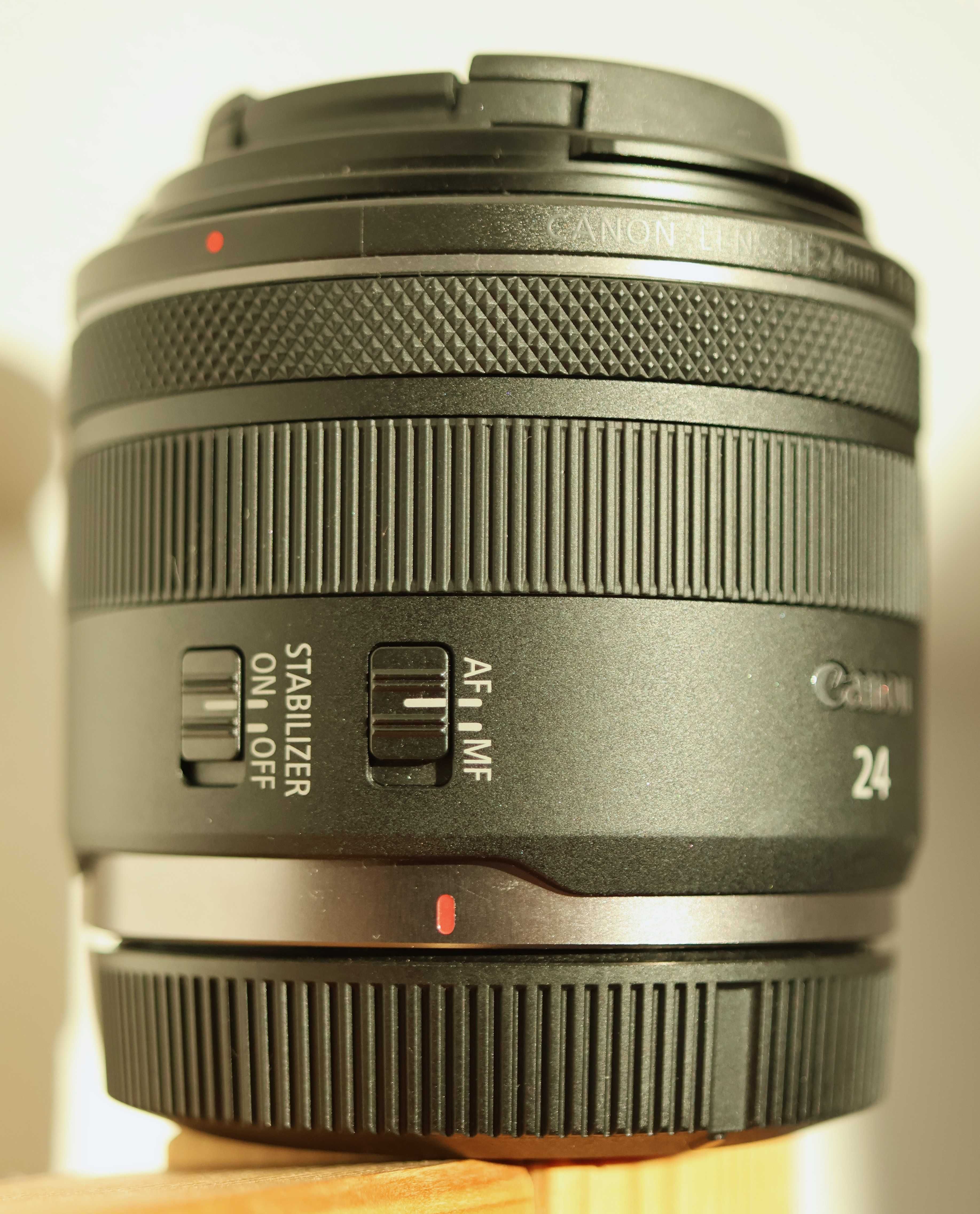 Canon 24 mm 1.8 Macro IS STM RF stan jak NOWY!!!