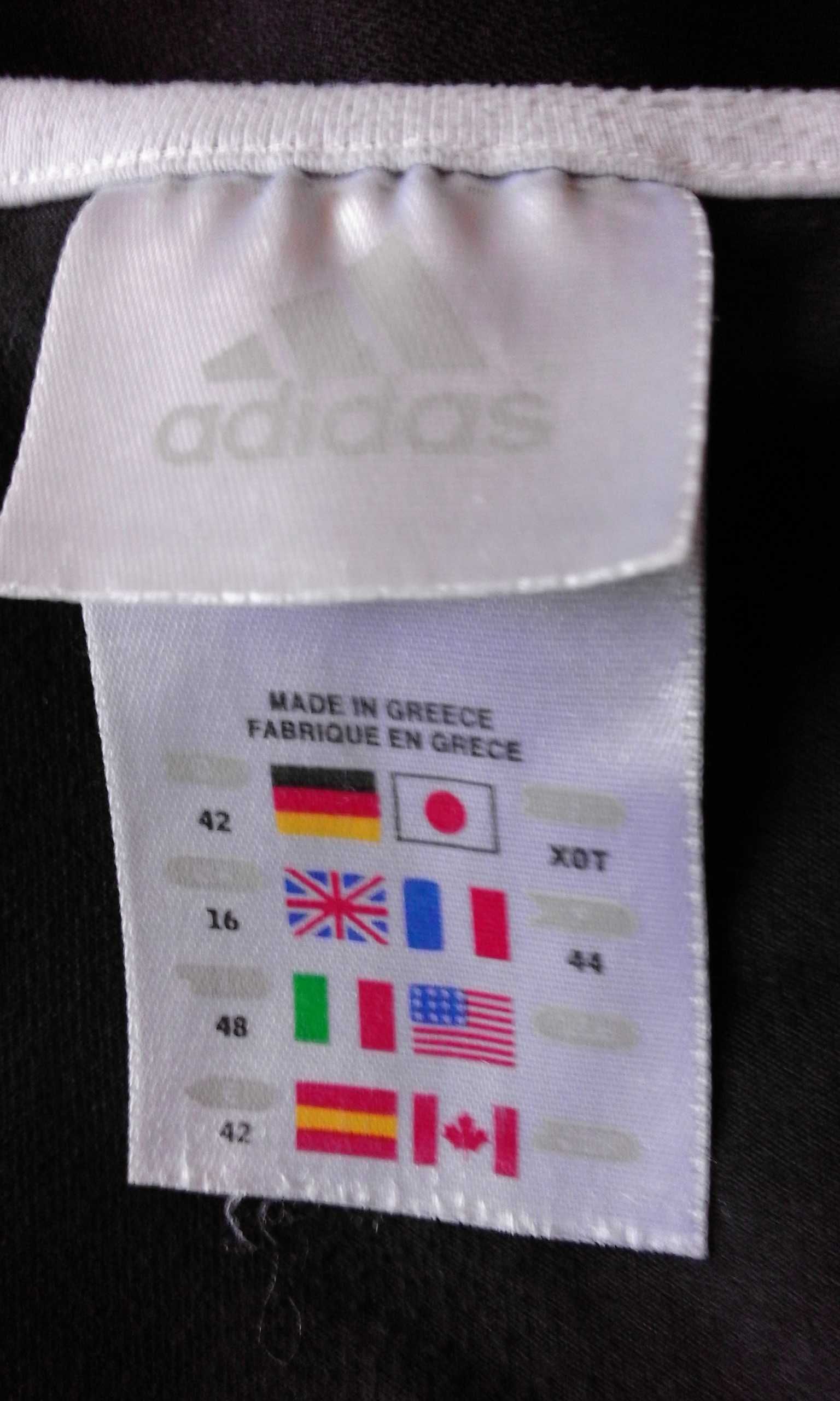 tshirt czarny bluzka adidas 38 bawełna sportowy