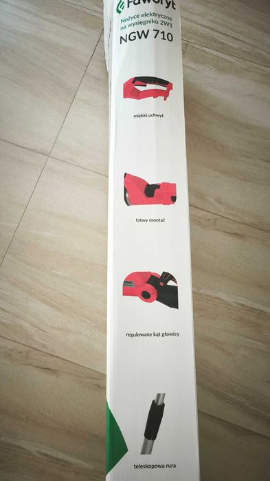 Nożyce elektryczne na wysięgniku 2w1 NGW 710 piła do żywopłotu krzaków