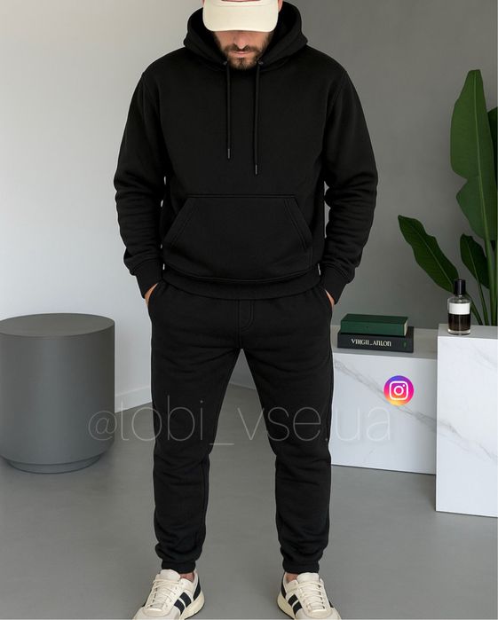 ТЕПЛИЙ‼️ Костюм Фліс Полар худі + штани Чоловічий спортивний Мужской