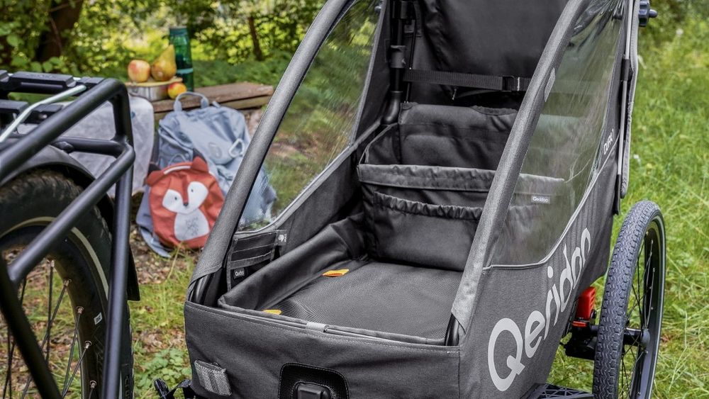 wkładka transportowa ladunkowa przyczepka rowerowa Qeridoo 1