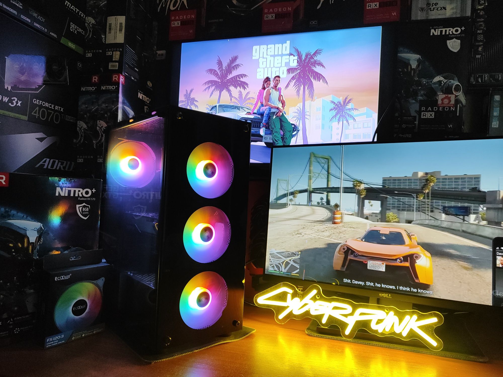 Игровой системный блок,пк,компьютер intel i7,rx470 8 гб