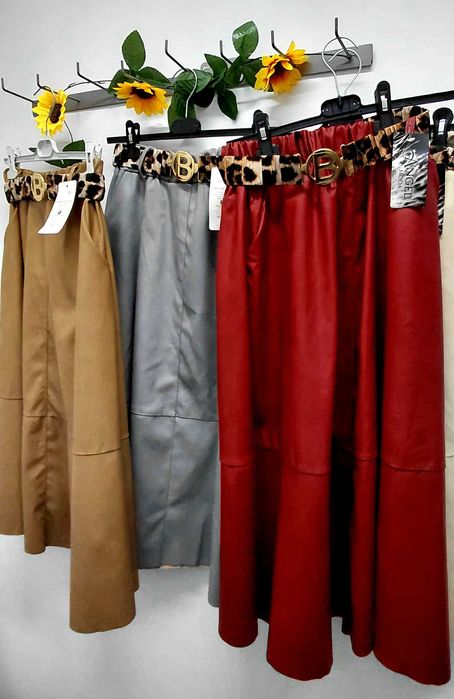 Spódnice skóra ekologiczna rozmiar uniwersalny S-xl