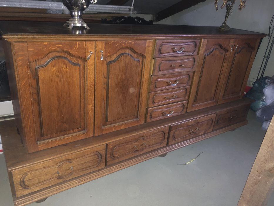 Komoda dębowa duża