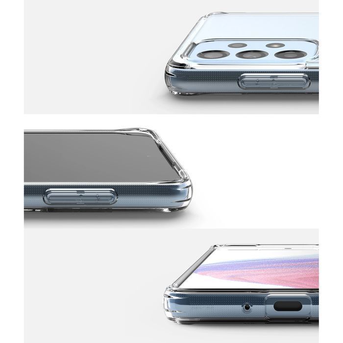 Ringke Fusion etui z żelową ramką Samsung Galaxy A73 przezroczysty