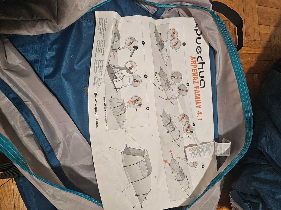 Туристичний намет Quechua Arpenaz Family 4.1 4 місна